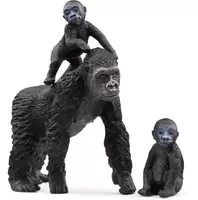 Schleich Wild Life Gorilla Family Toy Figure, 3 Years and Above,...