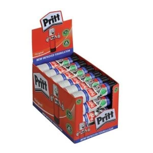 Pritt 43g Solid Washable Non Toxic Glue Stick Large White Pack of 24