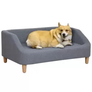 PawHut Dog Sofa Bed Cat Sofa w/ Soft Cushion for Small Medium Large Dogs