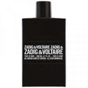 Zadig & Voltaire This Is Him Shower Gel Men 200ml