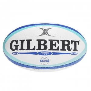Gilbert Photon Rugby Ball - Sky/Blue