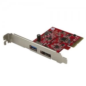 PCIe Card 2PT USB 3.1 10Gbps Plus eSATA