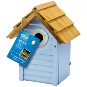 Gardman Gardman Beach Hut Nest Box - Blue