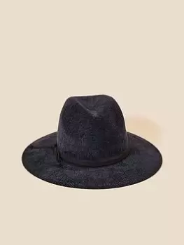 Accessorize Chenille Packable Fedora, Navy, Size S, Women