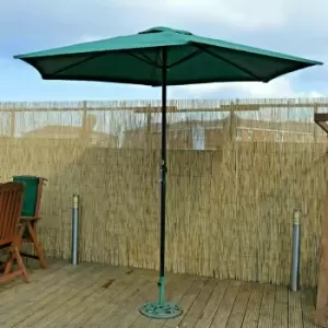 Garden Mile - Outdoor Parasol Waterproof Large Green Garden Patio Umbrella Sun Protector 2.7m