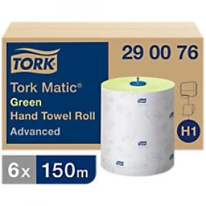 Tork Hand Towels H1 Matic Advanced Green 6 Rolls