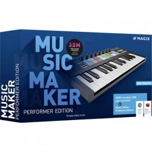 Magix Music Maker Performer Edition (2021) Full version, 1 licence Windows Music