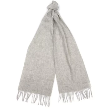 Barbour Lambswool Woven Scarf - Light Grey