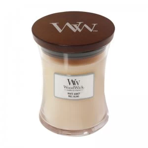 Woodwick White Honey Medium Candle 275g