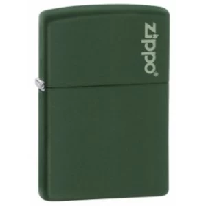 Zippo Logo Green Matte Lighter