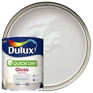 Dulux Quick Dry Polished Pebble Gloss High Sheen Paint 750ml