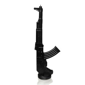 Black Metallic Kalashnikov Candle