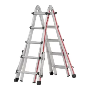 Hymer 414220 Red Line Telescopic 4 Section Combination Ladder 4 x 5 Tread