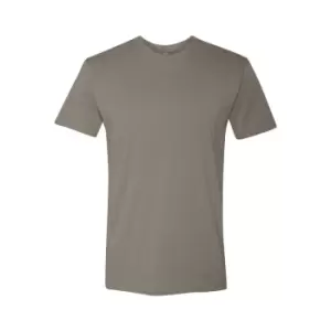 Next Level Adults Unisex CVC Crew Neck T-Shirt (XS) (Warm Grey)