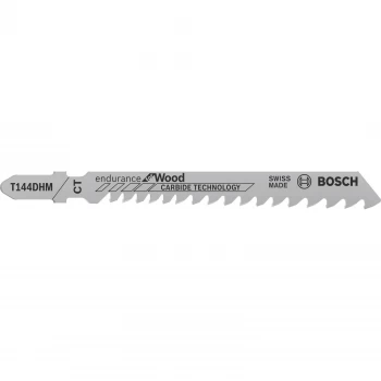 Bosch Carbide Jigsaw Blades T144DHM For Wood & Metal Pack of 3