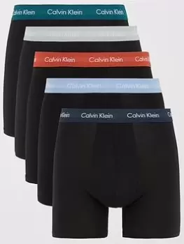 Calvin Klein 5 Pack Boxer Brief, Assorted Size M Men
