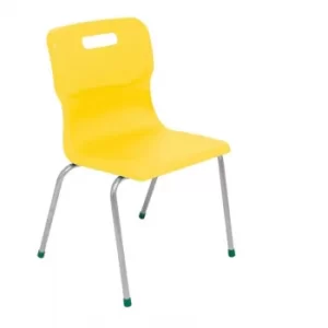 TC Office Titan 4 Leg Chair Size 5, Yellow