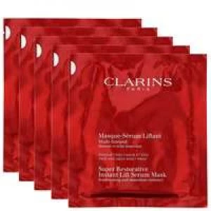 Clarins Super Restorative Instant Lift Serum Mask 5 x 30ml / 1 fl.oz.