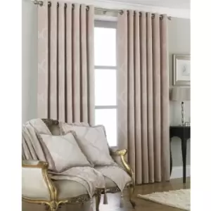 Riva Home Winchester Ringtop Curtains (66x72 (168x183cm)) (Natural) - Natural