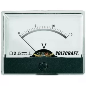 Voltcraft AM-60X46/15V/DC Analogue Panel Meter