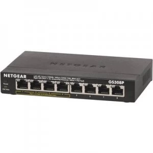 Netgear GS308P Network switch 8 ports 1 Gbps PoE