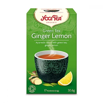 Yogi Tea Green Tea With Ginger & Lemon Tea (17 Bags)