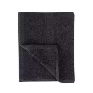 Victoria London Egyptian Cotton Towels 500GSM Hand Towel Black