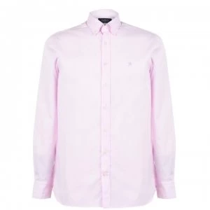 Hackett Slim Fit Oxford Shirt - Pink325