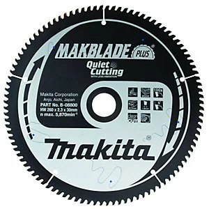 Makita B 08800 Makblade Plus 100 Teeth Circular Saw Blade 260 x 30mm