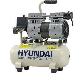 HYUNDAI HY5508 Super Silent Air Compressor - White