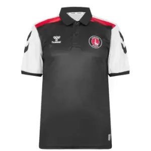 Hummel Charlton Athletic Polo Shirt Mens - Black