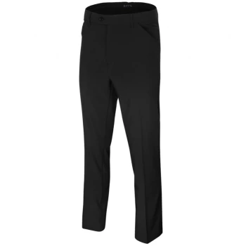 ISLAND GREEN TAPERED STRETCH TROUSER - BLACK - W36 / LONG