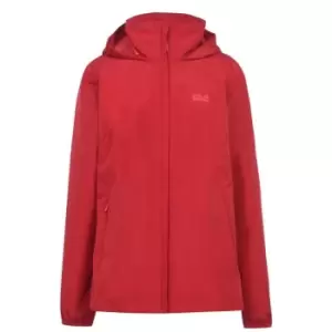 Jack Wolfskin Stormy Hooded Jacket - Red