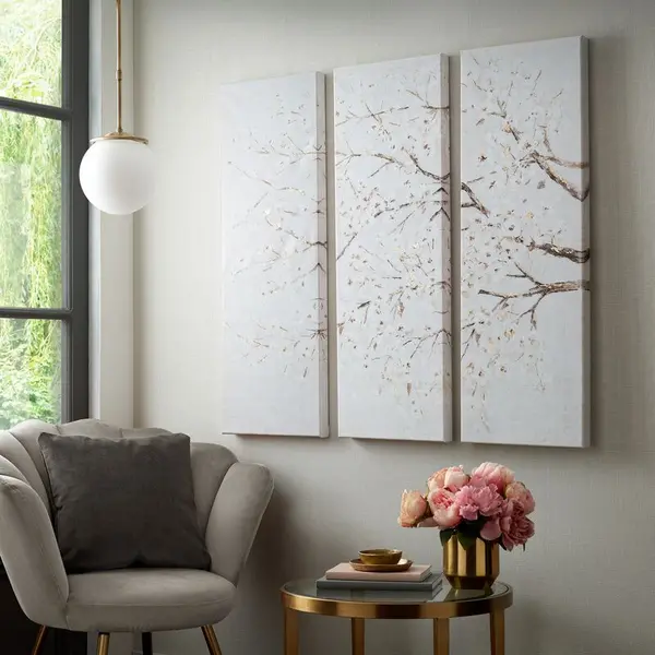 ART FOR THE HOME Art For The Home - Blossom Tree Trail Set of 3 Printed Canvas 114201
