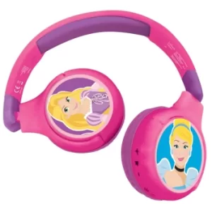 Disney Princess Bluetooth & Wired Foldable Headphones