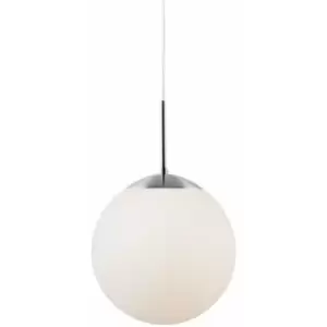 Nordlux Cafe 25cm Globe Pendant Ceiling Light White, E27