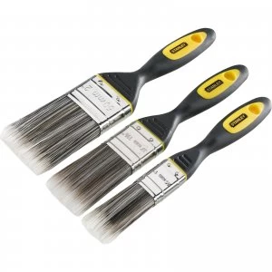 Stanley Dynagrip 3 Piece Synthetic Paint Brush Set