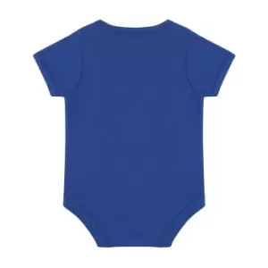 Larkwood Baby Boys/Girls Essential Short Sleeve Bodysuit (3-6 Months) (Royal Blue)