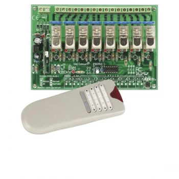 Velleman VM118 8-Channel RF Remote Control Set Module - Pre-assembled
