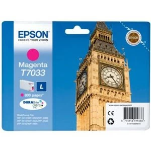 Epson Big Ben T7033 Magenta Ink Cartridge