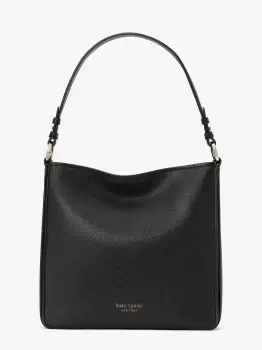 Hudson Large Hobo Bag - Black - One Size