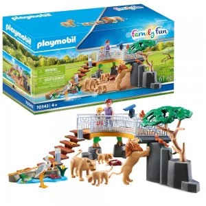 Playmobil 70343 Outdoor Lion Enclosure