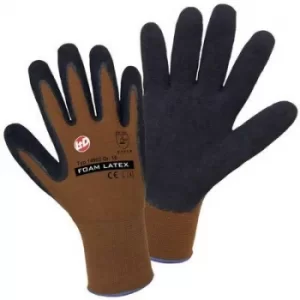 L+D worky Nylon Latex FOAM 14902-BN Nylon Protective glove Size 10, XL EN 388:2016 CAT II 1 Pair
