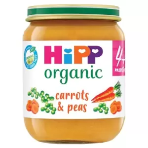 HiPP Organic Carrots & Peas Jar 4+ Months