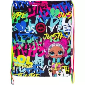 Hype V.r.q.t LOL Surprise Drawstring Bag (One Size) (Black/Multicoloured)
