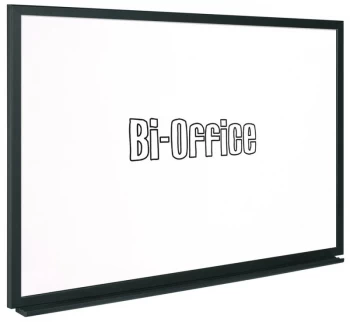 Bi-Office Black Framed Drywipe Board 600x450mm MB0400169