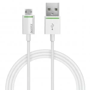Leitz Complete Reversible Micro USB to USB Cable, 1m For fast charging