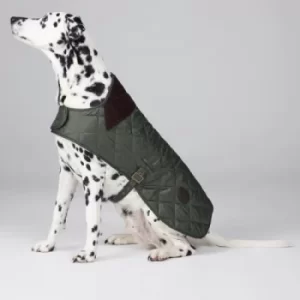 Barbour Quilted Dog Coat Olive XL