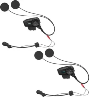 Sena Spider RT1 HD Bluetooth Communication System Double Pack, black, black, Size One Size