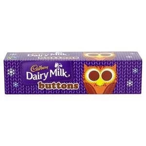 Cadbury Dairy Milk Buttons Festive Tube x 5 Mini Bags